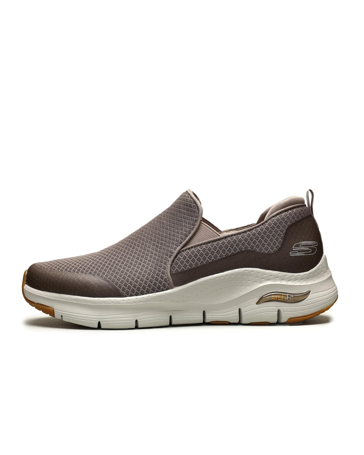 Skechers Men's Arch FIT BANLIN Oxford, Taupe, 9.5