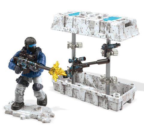 Mega Construx Call of Duty Care Package Blue Building Set