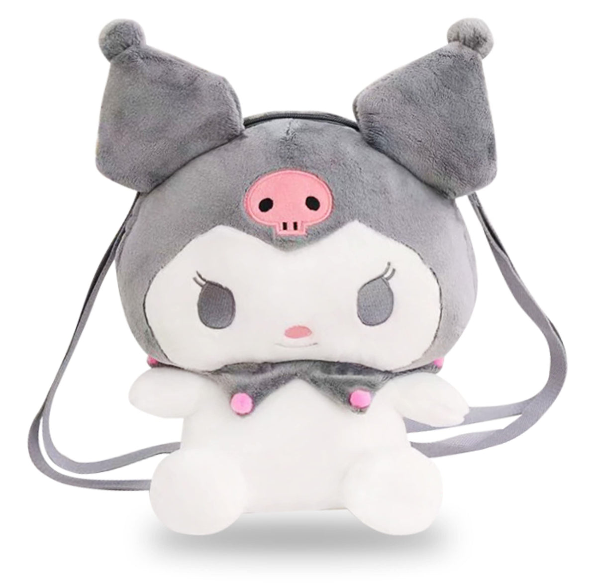 Roffatide Anime Cartoon Cute Plush Doll Backpack Kawaii Lolita JK Girls Bag Birthday Gifts Grey