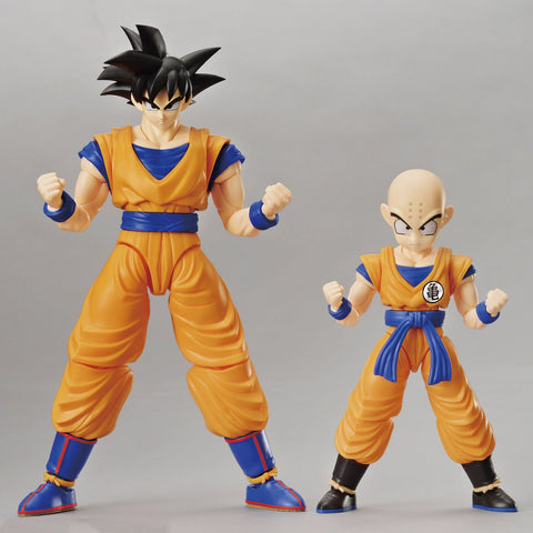 BANDAI Model Kit- Unknown Dragon Ball Z 56635 Figure Rise Son Goku and Krillin Set, No Color, One Size, 19763
