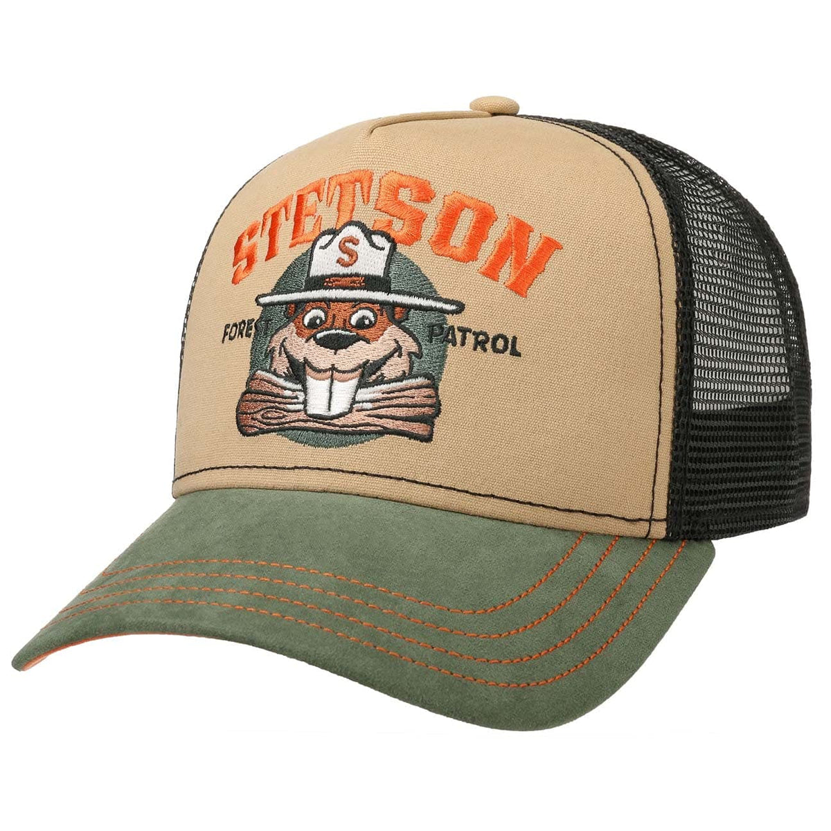 Stetson Forest Patrol Trucker Cap Men Black One Size