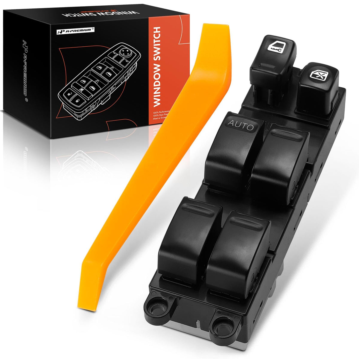 A-Premium Master Power Window Switch Compatible with Nissan Altima 2002 2003 2004 2005 2006, Front Left Driver Side, Replace# 254018J005