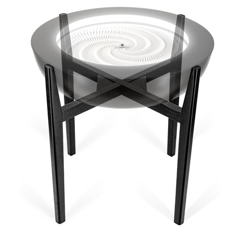 Homedics Drift Sandscape Solid Wood Sand Table Stand Compatible with drift 21â€ , ST-400-BK, ST-400-CE, Black Walnut (Stand Only, Drift Sold Separately)