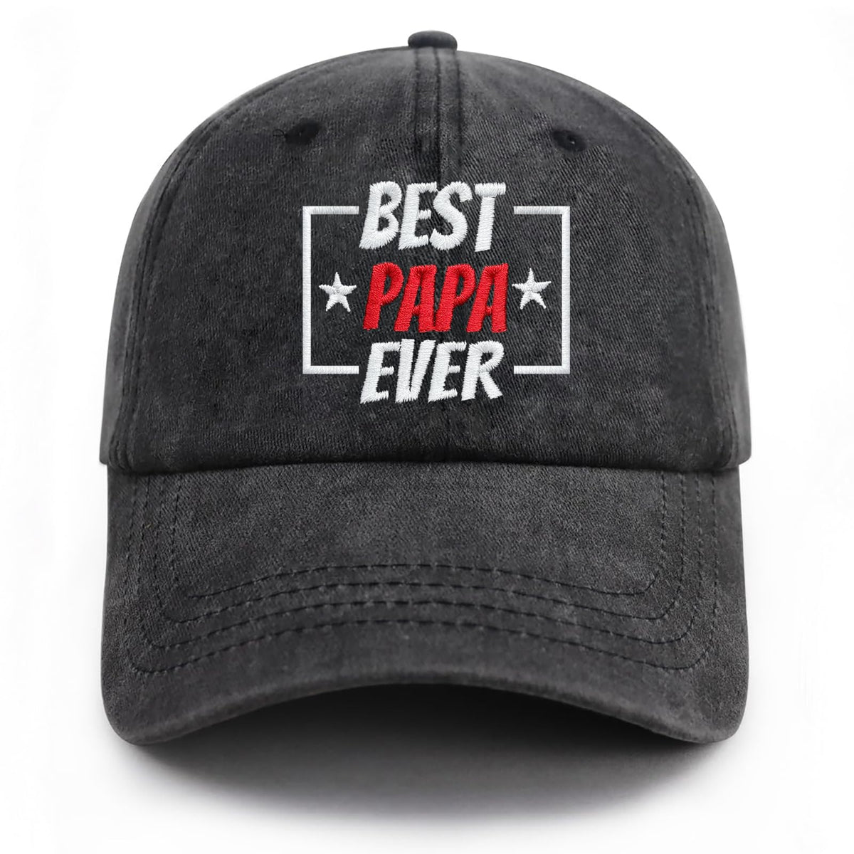 Dad Hats for Men, Best Dad Ever Hat for Fathers Day, Adjustable Embroidered Baseball Cap, Birthday Gifts for Dad Husband Papa