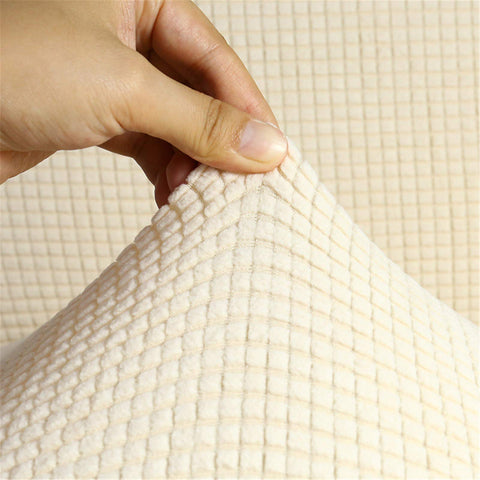 BEDSETS Water Repellent Sofa Covers 3 Seater High Stretch 1 Piece Couch Cover for Dogs Universal Sofa Slipcover Non Slip Furniture Protector Jacquard Spandex Fabric (10,2 seats 145-185cm)
