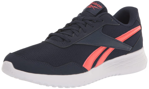 Reebok Men's Energen Lite Running Shoe, Vector Navy/Semi Orange Flare/White, 10.5