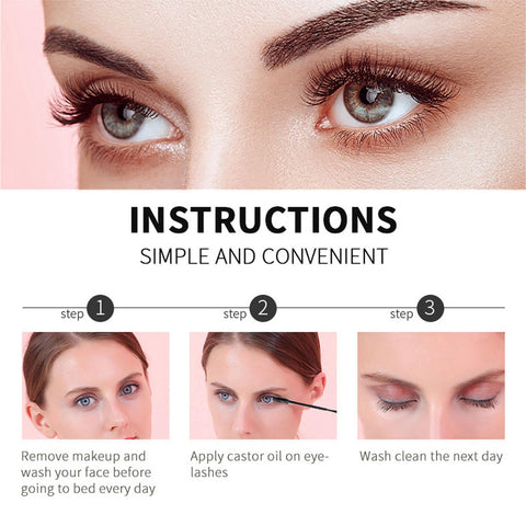 Castor Oil Organic Eyelash Serum, Lash Growth Serum, Castor Oil For Eyelashes, Eyebrows And Hair Growth, 100% Pure Organic Castor Oil For Eyelashes, Eyebrows, Hair & Skin Care - 30 ml