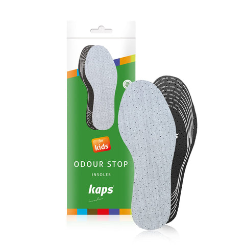 Best Shoe Insoles Inserts for Children | Bad Smell Odour-Eater Technology with Breathable Foam |Cut to Fit | Kaps Odour Stop Kids Made in Europe