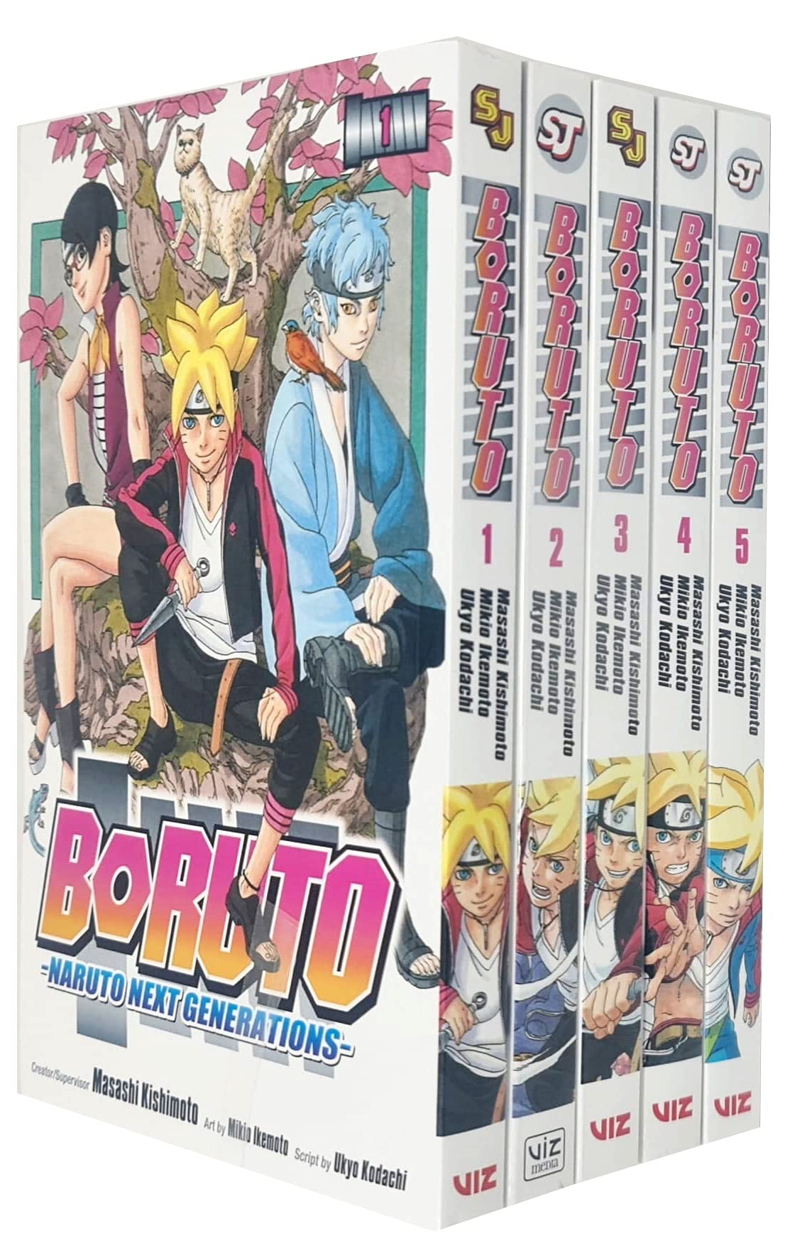 Boruto Naruto Next Generations Series 1-5: 5 Books Collection Set By Masashi Kishimoto, Ukyo Kodachi (Uzumaki Boruto, Stupid Old Man, My Story, The Value Of A Hidden Ace)