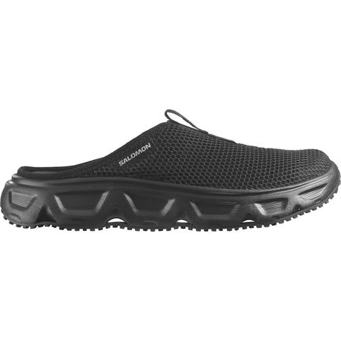 Salomon Men's Walking Loafer, Black/Black/Alloy, 10