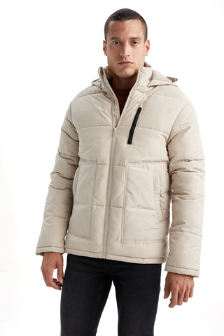 de facto Men's X2568AZ Jacket, Beige, XL
