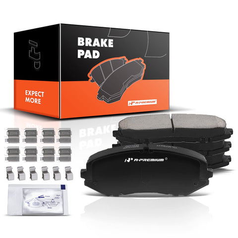 A-Premium Front Ceramic Disc Brake Pads Set Compatible with Suzuki Grand Vitara 2006-2013, 4 Pcs