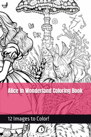 Alice In Wonderland Coloring Book
