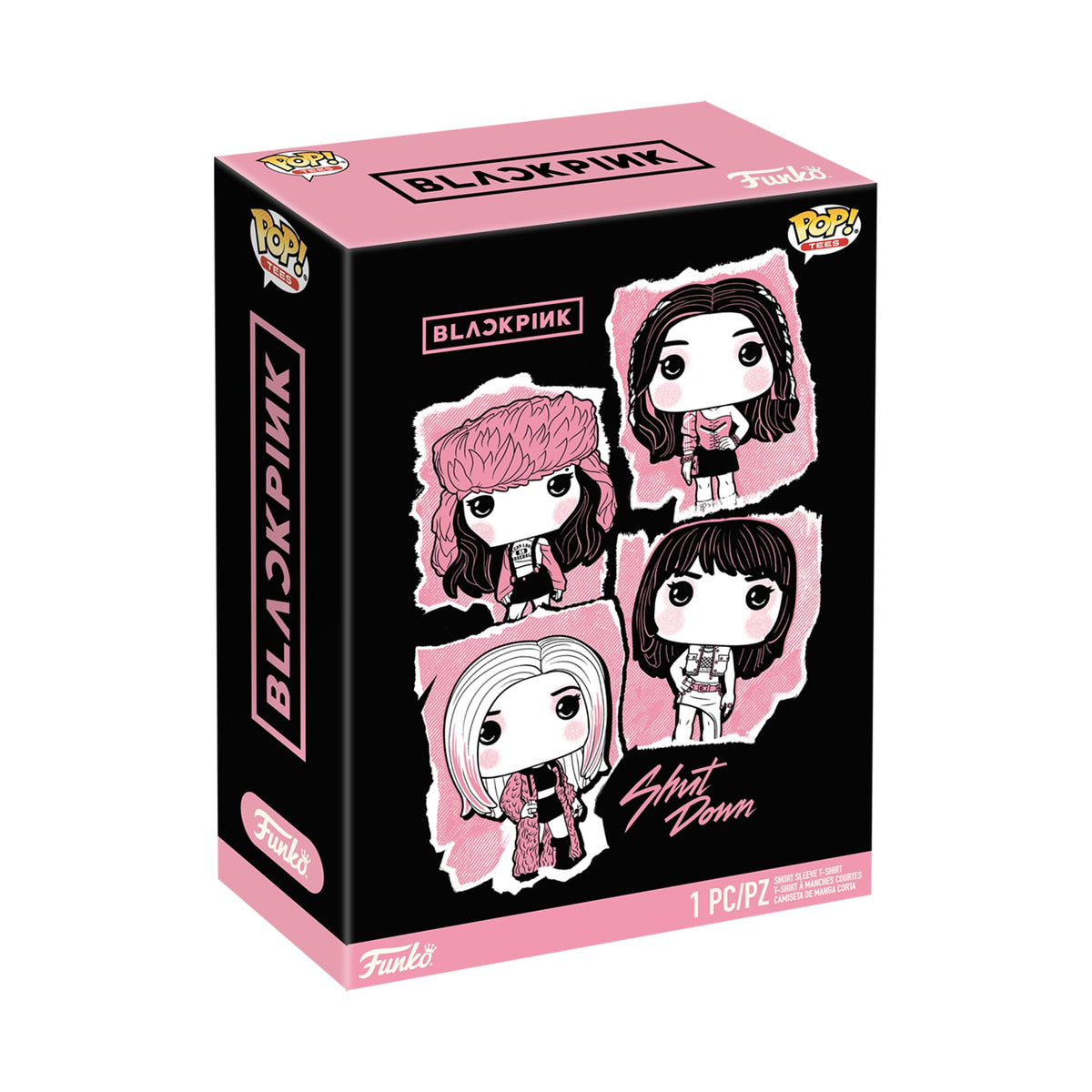 Funko Pop! Boxed Tee: Blackpink, Shut Down - L