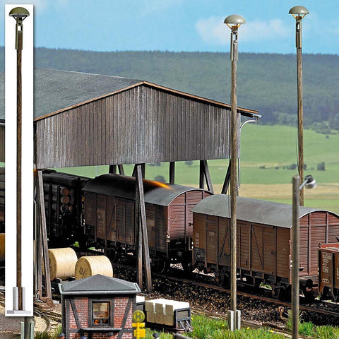 Busch 4112 Train Station Lamp 152mm HO Scale Model Lighting