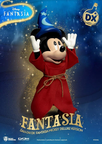 Beast Kingdom Disney's Fantasia: Mickey DAH-041DX Deluxe Dynamic 8ction Heroes Action Figure, Multicolor