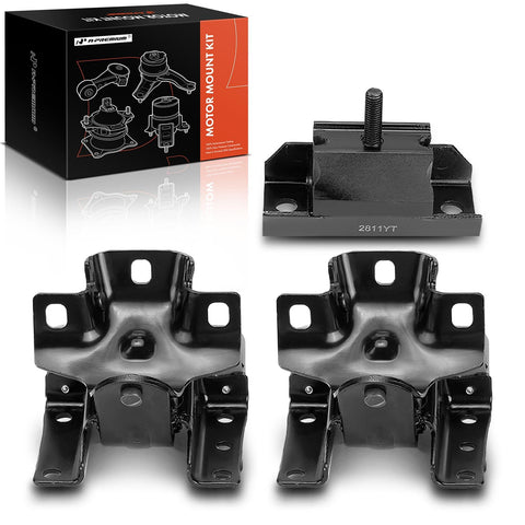 A-Premium Engine Motor Mount Transmission Mount Torque Strut Mount Set Compatible with Chevrolet Silverado 1500 2500 3500 Tahoe Suburban 1500 2500 & GMC Sierra 1500 2500 3500 Yukon, Replace# 15226252