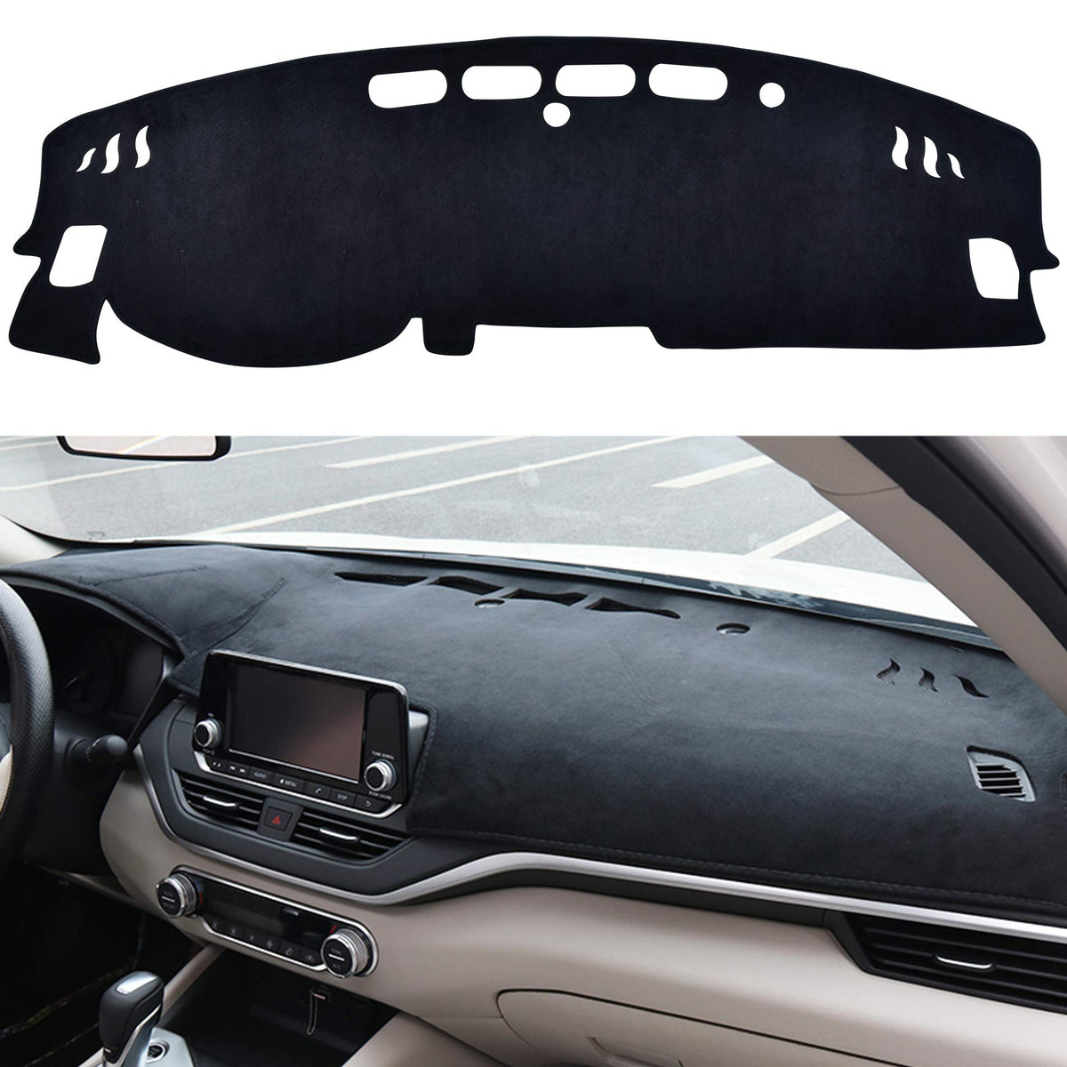 SPEEDWOW Dashboard Dash Board Cover Mat Carpet Compatible with 2019-2020 Nissan Altima without navigation