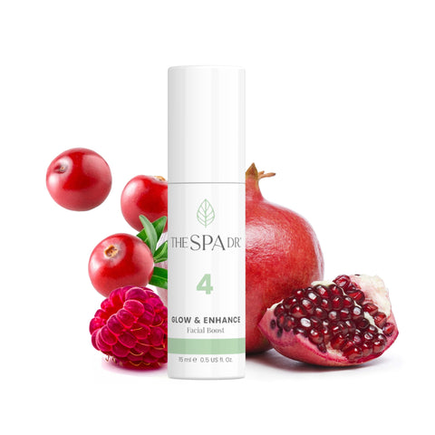 The Spa Dr. Glow Boost - Anti Aging Skin Care with Vitamin E - 30 Day Supply - Perfectly pH Balanced - Organic Skin Care - Step 4 Enhance - 15 ML / 0.5 Fl. Oz.