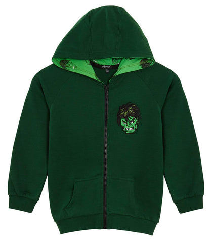 The Incredible Hulk Boys Hooded Jacket 5-6 Years Green