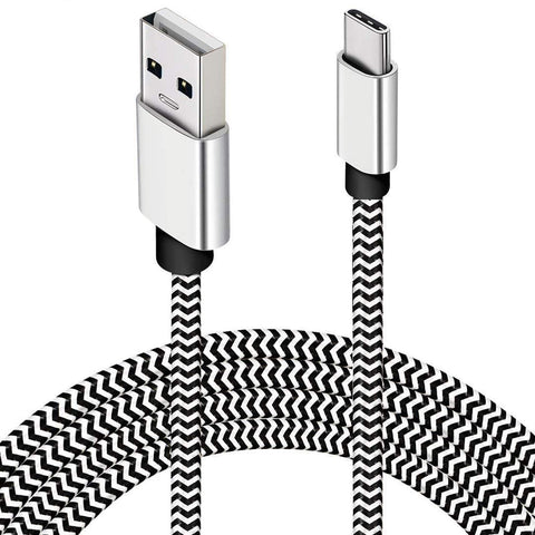 Mancro USB C Charger Cable 4.5M, USB to USB C Cable Long Type C Charger Cable Nylon Braided USB C Cable 480Mbps Speed Compatible with Samsung S23 S22 A15 A55, Pixel 8a 7a, Oneplus 12, Nothing Phone