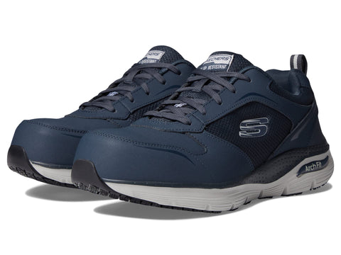 Skechers Arch Fit SR Comp Toe Navy/Gray 11 D (M)