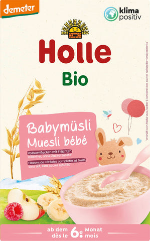 Raspberry-Banana muesli Porridge Without Dairy 250g EKO Holle
