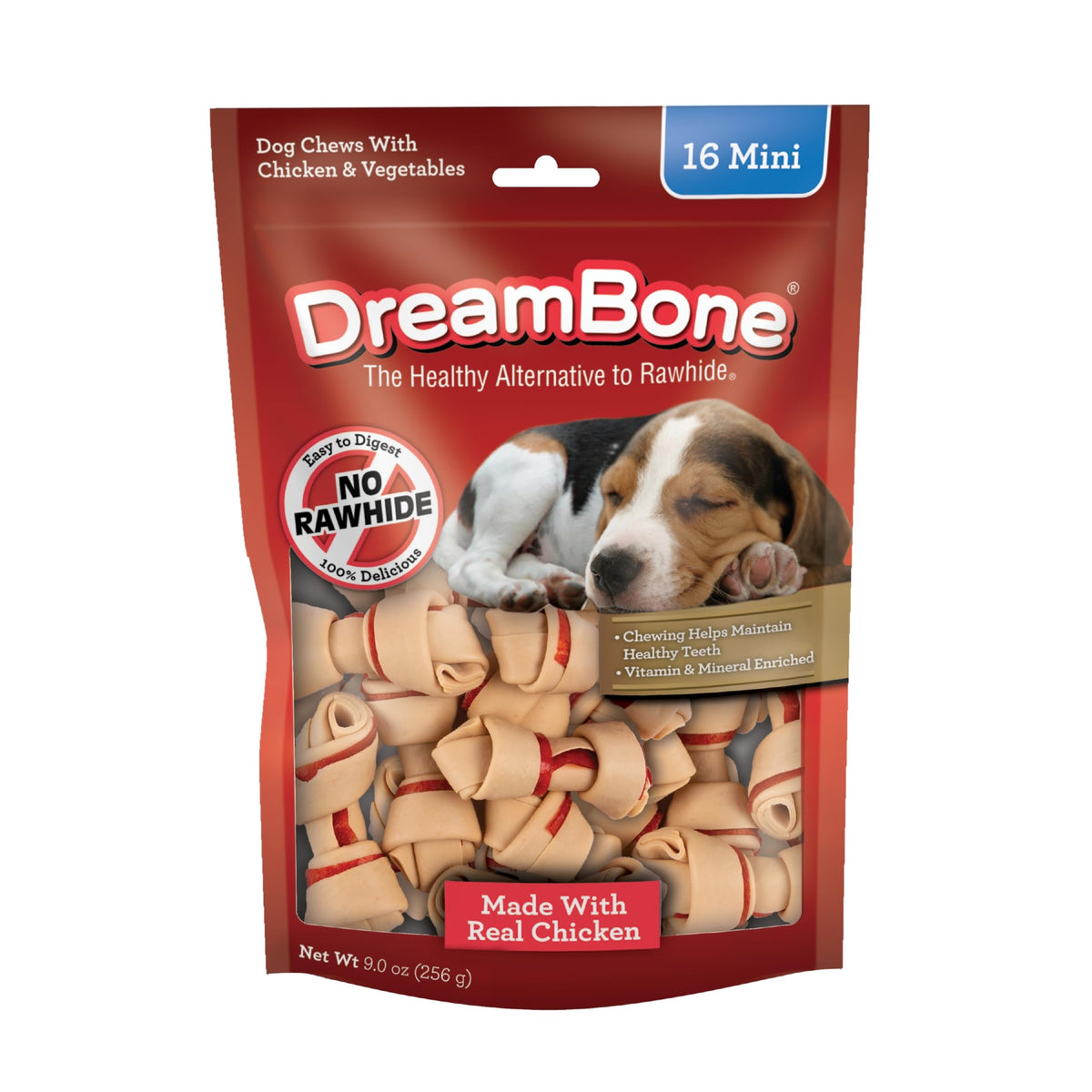 DreamBone Mini Chew, Treat Your Dog to a Chew Made with Real Meat and Vegetables