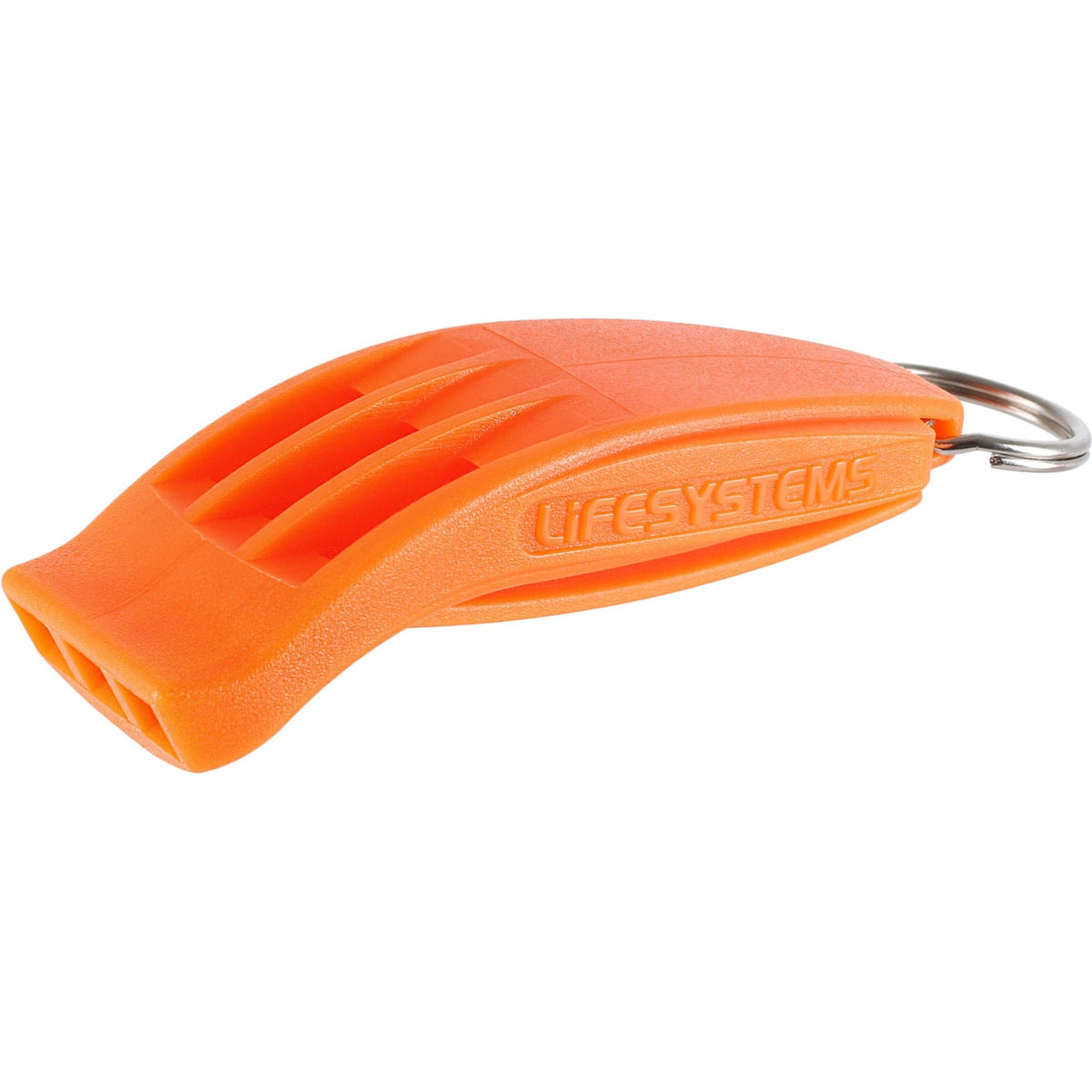 Lifesystems Super-Loud Emergency Triple-Chamber Hurricane Whistle with Lanyard for the Outdoors, Camping and Hiking, Orange