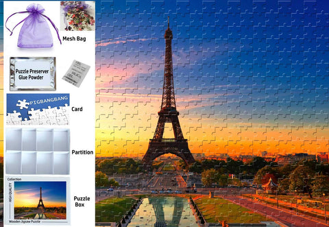 PigBangbang,Photomosaic Basswood in a Box - Lake Gaston Nc - 1000 Piece Jigsaw Puzzle (29.5 X 19.6'')