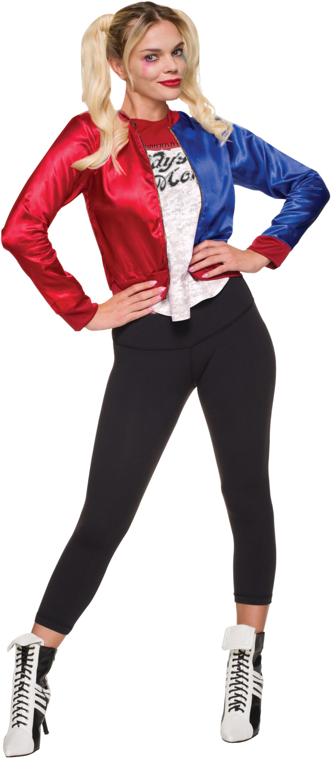 Rubie's Official DC Comics Suicide Squad Harley Quinn Teenager Costume, Girls Fancy Dress Halloween Villain Costume Halloween