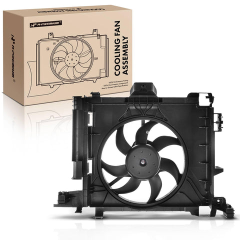 A-Premium Engine Radiator Cooling Fan Assembly Compatible with Select Smart Models - Fortwo 2008-2015 - Replace# 0002009323, A0002009323