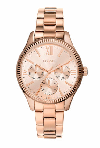 Rye Multifunction Rose Gold-Tone Stainless Steel Watch