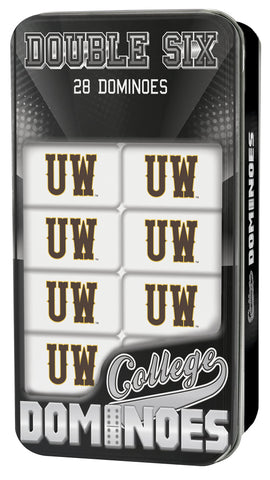 MasterPieces NCAA Wyoming Cowboys Collector Edition Double Six Dominoes