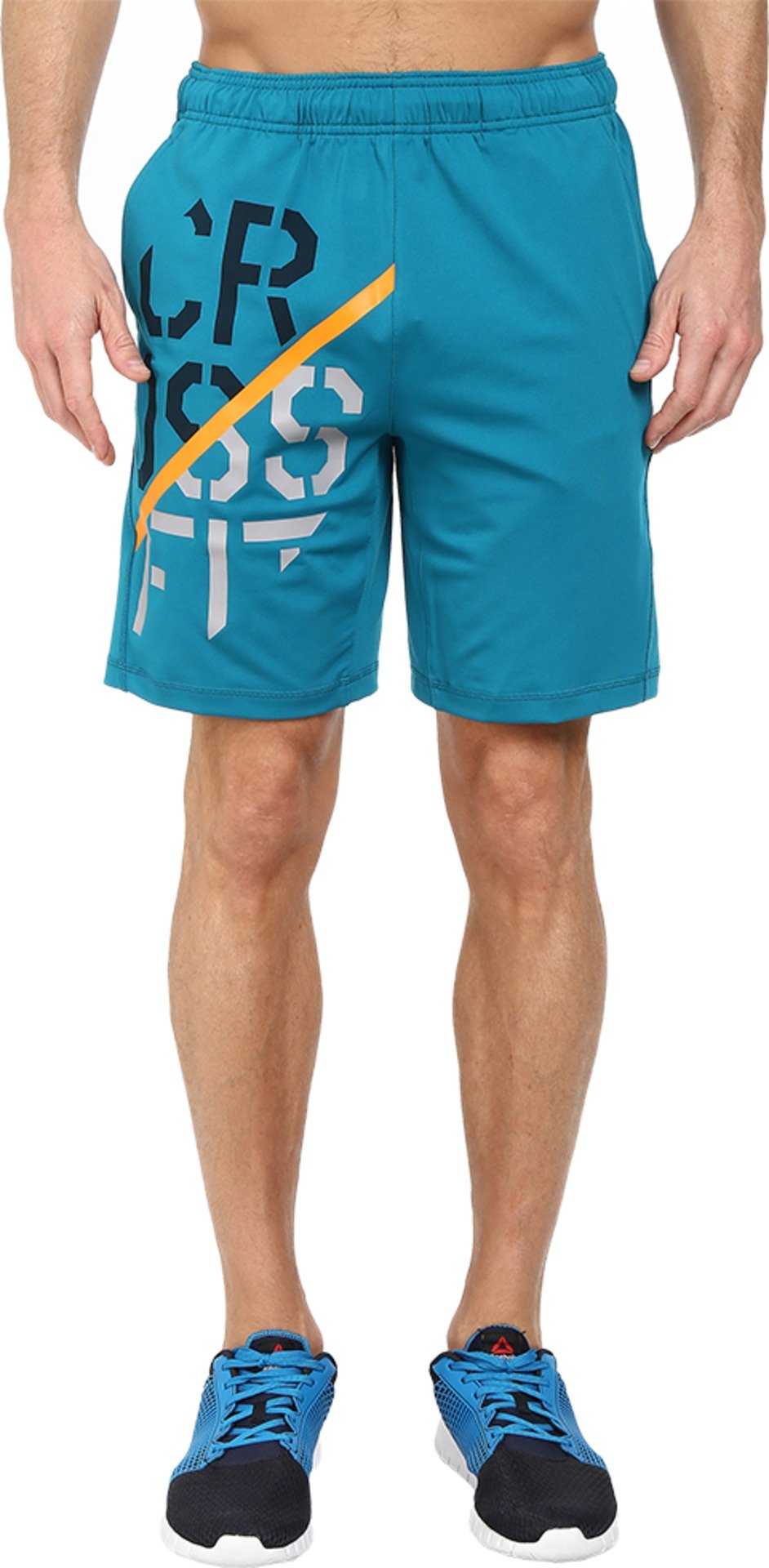 Reebok Men's Crossfit Knit Shorts, English Emerald, X-Large