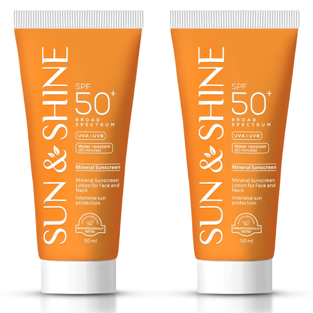 Sun & Shine Mineral Sunscreen Lotion 2-pack Bundle