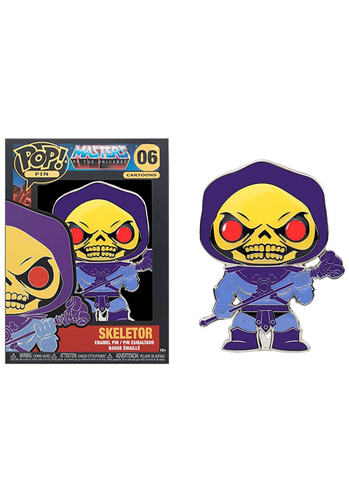 Funko Pop! Pins: Masters of The Universe - Skeletor with Glow in The Dark Eyes