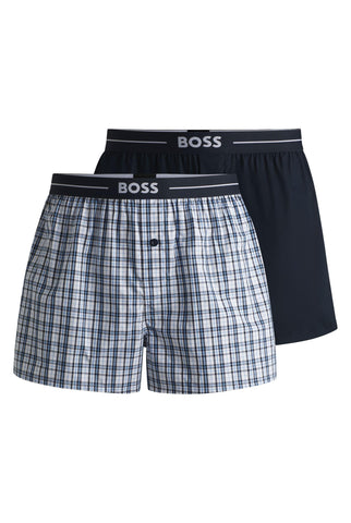 BOSS Men Boxer EW 2P Dark Blue 405 Small