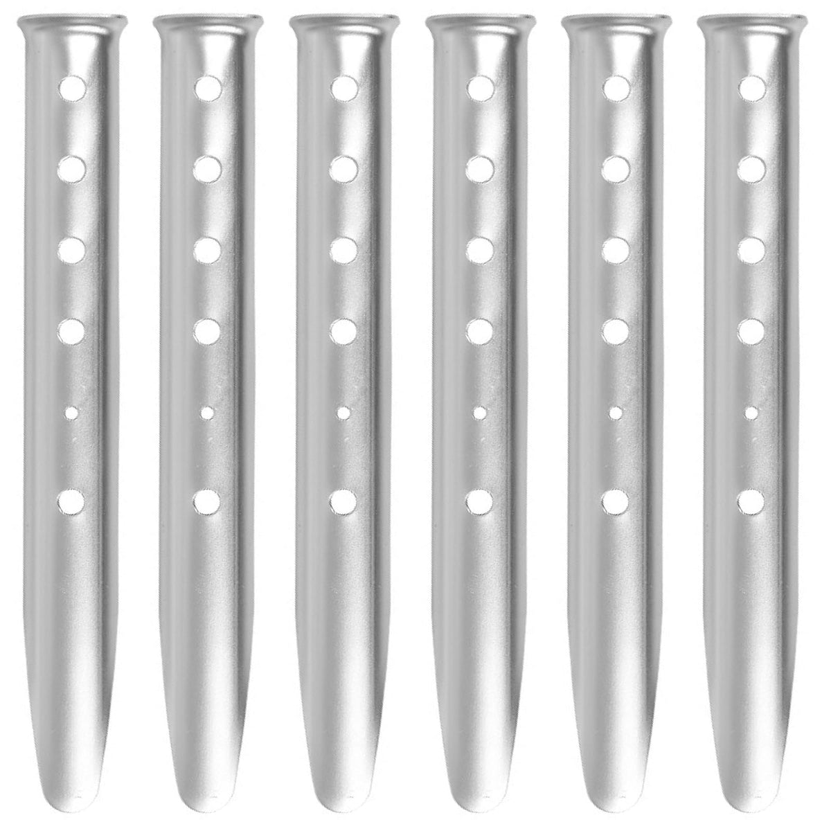 TRIWONDER Tent Pegs Metal Heavy Duty Sand Pegs Snow Tent Stakes U-Shaped Camping Pegs Aluminum Ground Pegs Tent Nails for Camping Picnic Beach (Silver - U-shaped - 31cm)