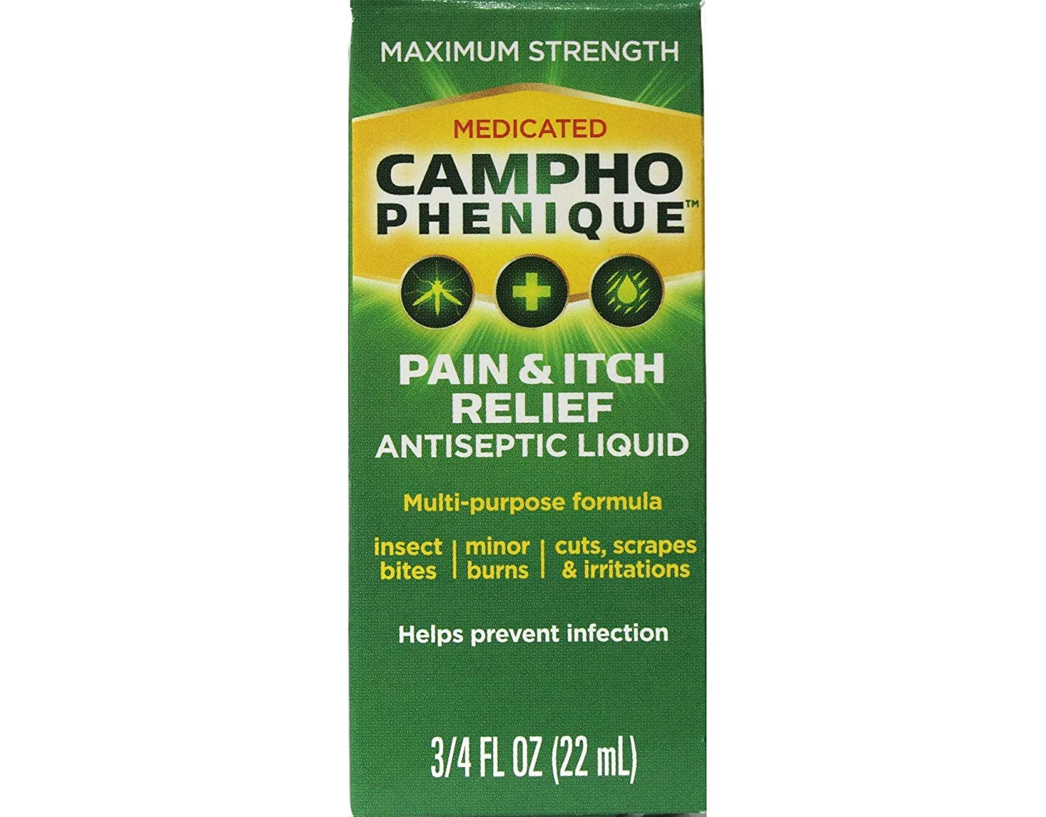 Campho-Phenique Antiseptic Liquid 3/4 oz (Pack of 2)