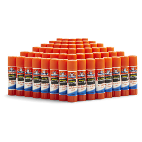 Elmer's All Purpose School Glue Sticks, Washable, 7 Grams, 60 Count