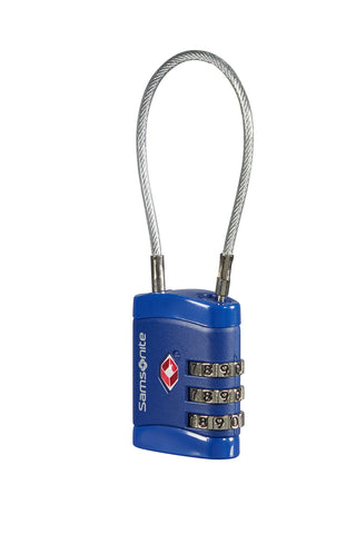Samsonite Global Ta Luggage Lock, 10 Centimeters, Blue (Midnight Blue), 10 Centimeters, Luggage Lock