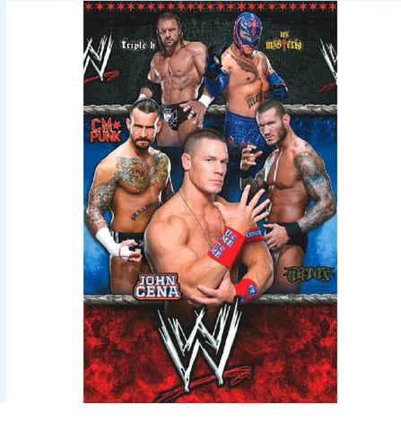 Amscan WWE Wrestling Paper Table Cover (1ct)