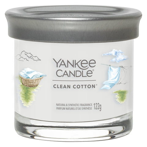 YANKEE CANDLE Signature Small Tumbler Clean Cotton
