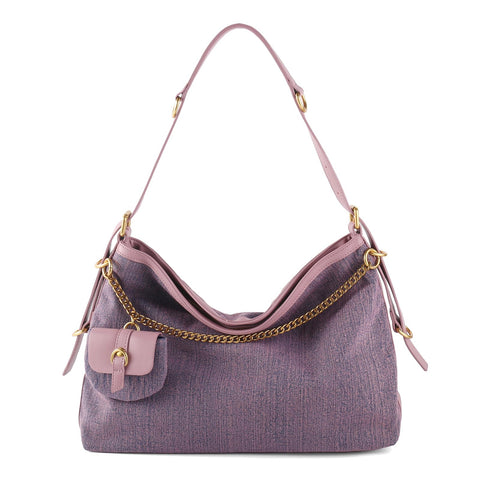 DSGUTWO Denim Tote Bags for Women, Quilted Vegan Leather Crossbody Shoulder Bag, Casual Handbag, Retro Large Capacity Purse