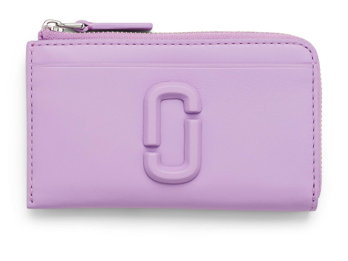 Marc Jacobs The Leather J Marc Top Zip Multi Wallet, Wisteria