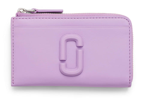 Marc Jacobs The Leather J Marc Top Zip Multi Wallet, Wisteria