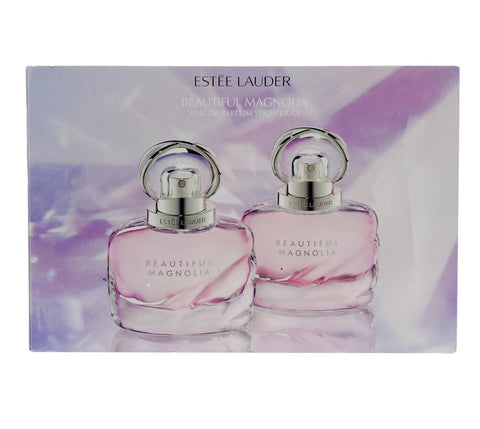 Estee Lauder Beautiful Magnolia Eau De Parfum Spray Duo Set (2 x 1 FL. OZ. / 30ml Each)