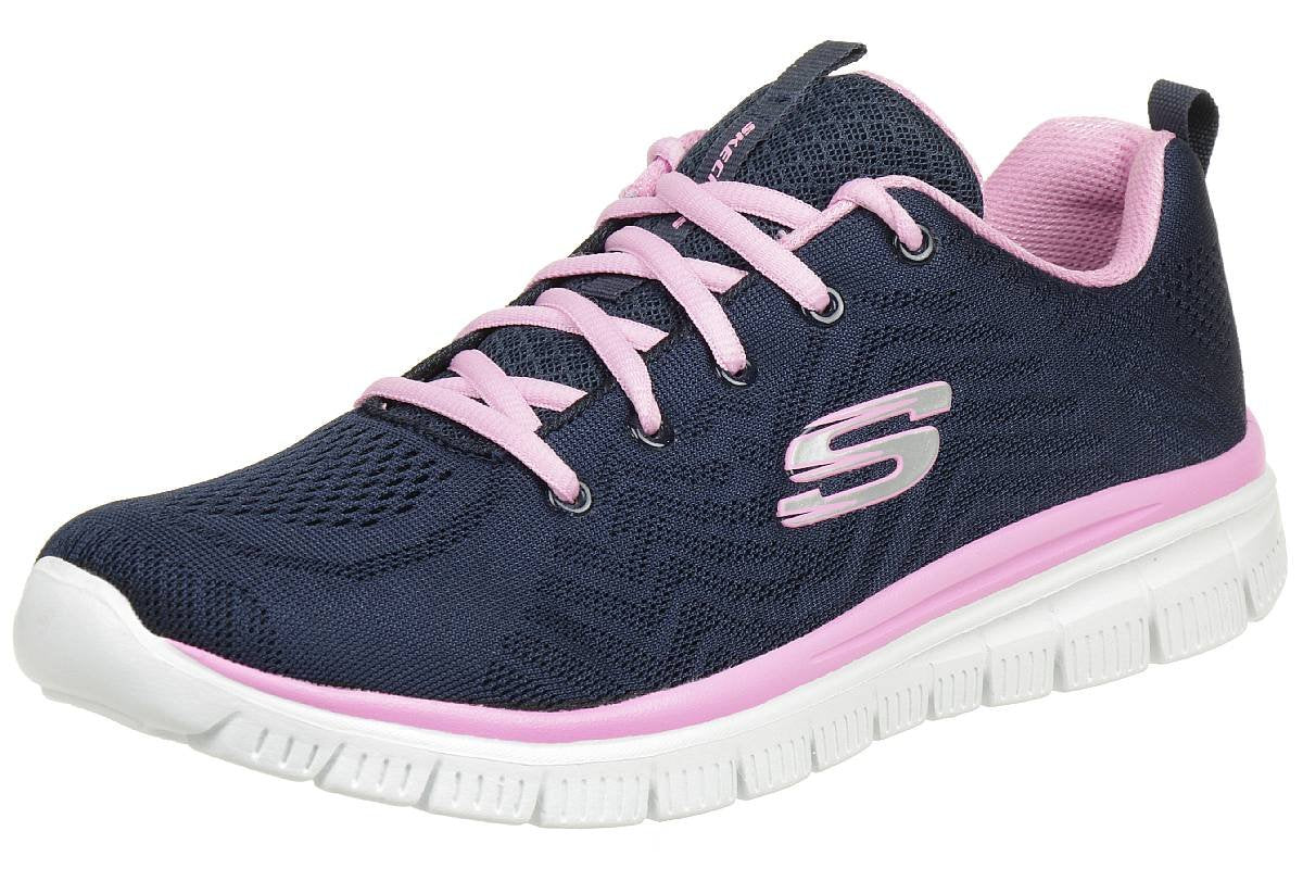Skechers Women's Low-Top Trainers Sneaker, Navy, 9