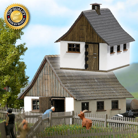 Busch 1516 Breeding Stable HO Structure Scale Model Structure